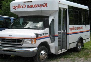 Keystone College shuttle bus